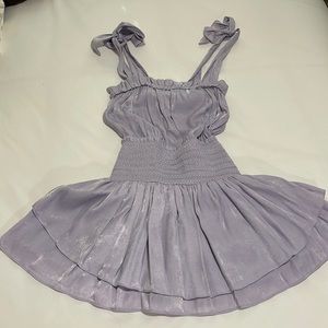 Chelsea and Violet Purple Romper